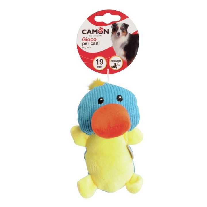 Camon Animaletti In Poliestere Con Squaker 19 Cm.