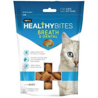 Vetiq Healthy Bites Breath & Dental Snack 65 Gr.