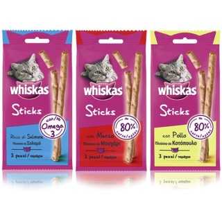 Whiskas Catsticks Salmone 18 Gr.