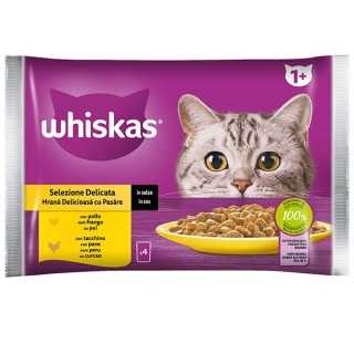 Whiskas Core Selezione Delicata In Salsa 4 X 85 Gr.