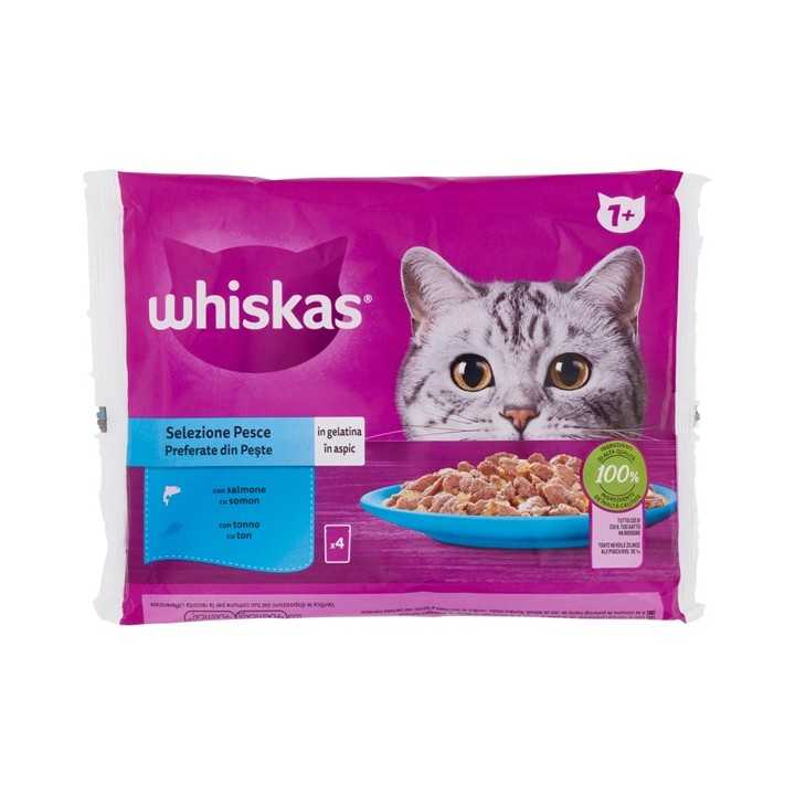 Whiskas Core Selezione Pesce In Gelatina 4 X 85 Gr.