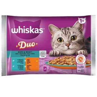 Whiskas Duo Mari & Monti In Gelatina 4 X 85 Gr.