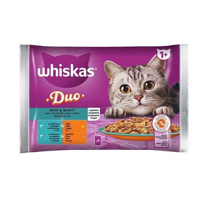 Whiskas Duo Mari & Monti In Gelatina 4 X 85 Gr.