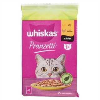 Whiskas Pranzetti In Salsa 1+ Pollo & Tacchino (6 X 50 Gr.)