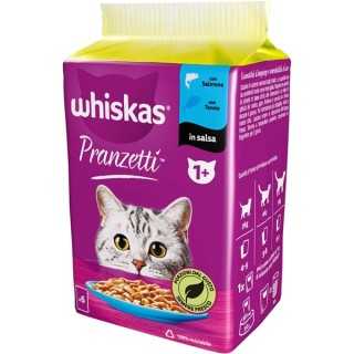 Whiskas Pranzetti In Salsa 1+ Salmone & Tonno (6 X 50 Gr.)