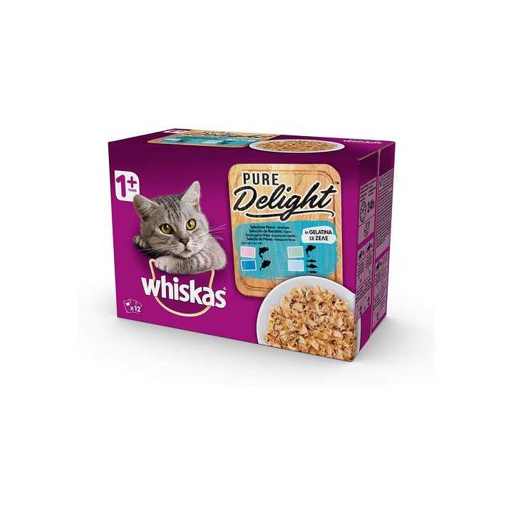Whiskas Pure Delight Selezione Pesce 12 X 85 Gr.