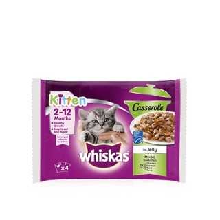 Whiskas Straccetti Junior Selezione Assortita 4 X 85 Gr.
