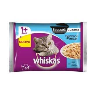 Whiskas Straccetti Selezione Pesce 4 X 85 Gr.