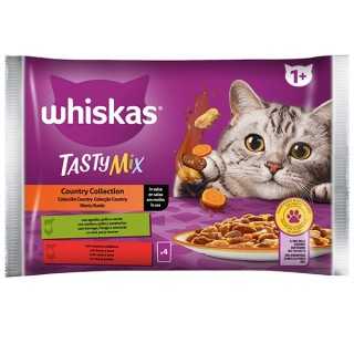 Whiskas Tasty Mix Country In Salsa 4 X 85 Gr.
