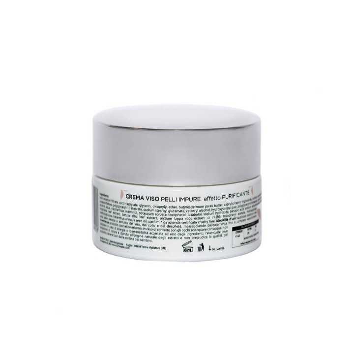 Crema Viso Pelli Impure effetto purificante con Bava di Lumaca