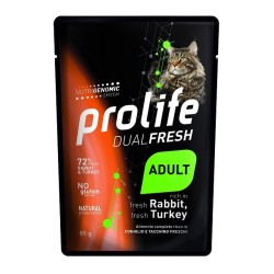 Prolife Cat Dual Fresh Adult Coniglio & Tacchino 85 Gr.