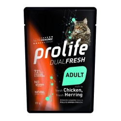 Prolife Cat Dual Fresh Adult Pollo & Aringa 85 Gr.