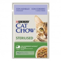 Purina Cat Chow Sterilised Agnello & Fagiolini 85 Gr.