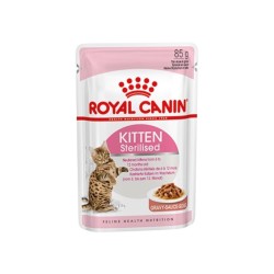 Royal Canin Cat Kitten Sterilised Salsa Multipack 12 X 85 Gr. (8+4 Omaggio)