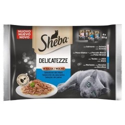 Sheba Delicatezze Pesce In Salsa 4 X 85 Gr.