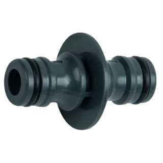 Raccordo di Congiunzione 2 Vie per Tubo Acqua Connettore per Allungare Linea Irrigazione (Attacco Rapido) -  Iris