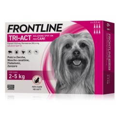 Frontline Tri-Act Cani 2-5 Kg. 6 Pipette Da 0,5 Ml.
