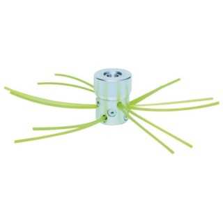 Testina Universale Professionale Multifilo in Alluminio per Decespugliatore (per 12 fili) Polpo Alu Silver - Green Cat