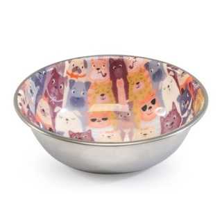 Camon Ciotola In Acciaio Funny Dogs Diam. 15 Cm. / 950 Ml.