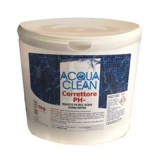 Correttore di Acidità Per Piscine PH Negativo 5 Kg (Formato Granulare) - Acqua Clean
