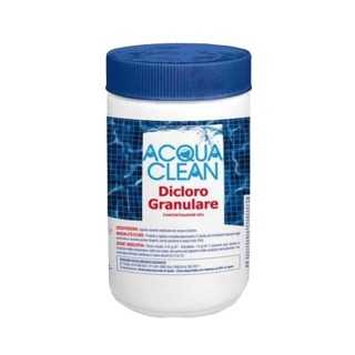 Dicloro Granulare Per Piscine 1 Kg (Granuli stabilizzati al 56%) - Acqua Clean