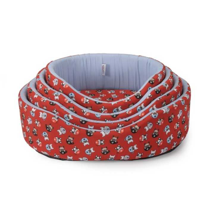 Camon Cuccia Ovale Crazy Dog Diam. 68 Cm.