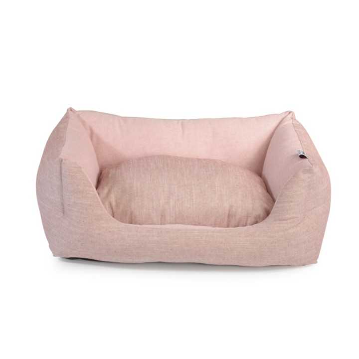 Camon Cuccia Rettangolare "Recycled Quartz" 65 Cm. Rosa