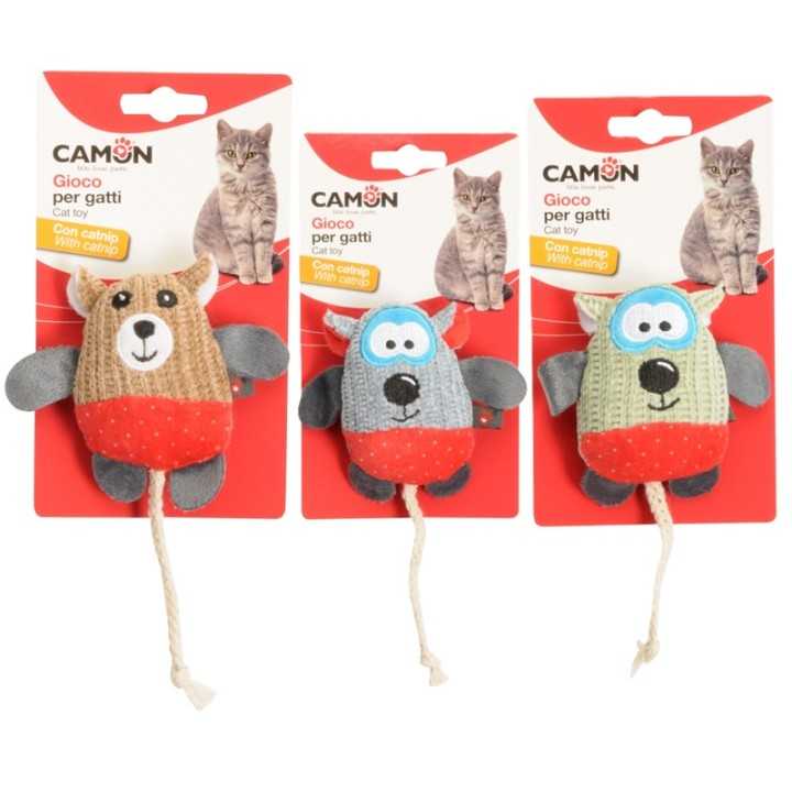 Camon Gioco Gatto In Poliestere Con Catnip 10 Cm.