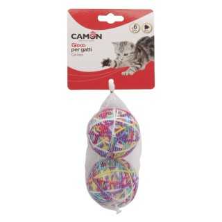 Camon Gioco Gomitoli Con Sonagli Diam. 6 Cm. / 2 Pz.