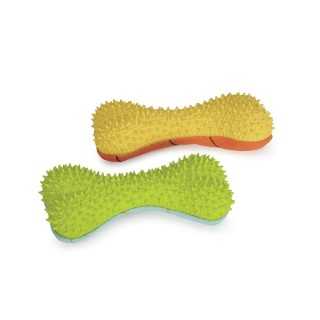 Camon Gioco Osso Con Punte In Lattice & Cotone 14 Cm.