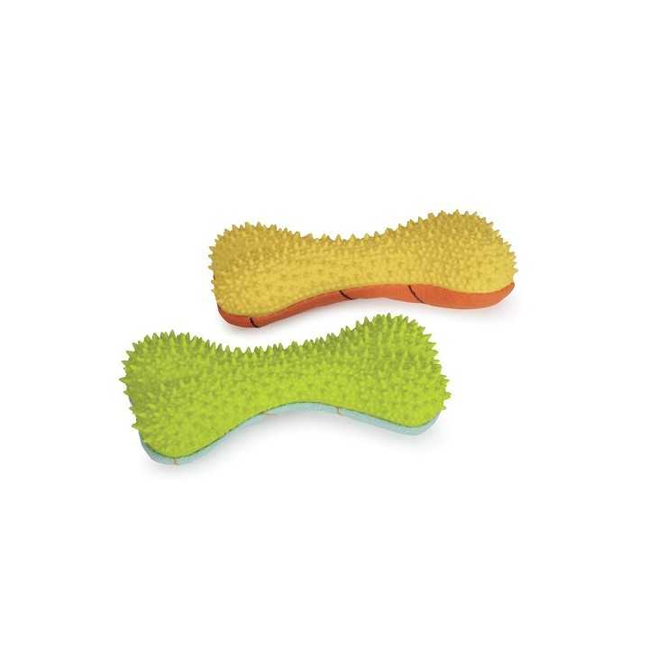 Camon Gioco Osso Con Punte In Lattice & Cotone 14 Cm.