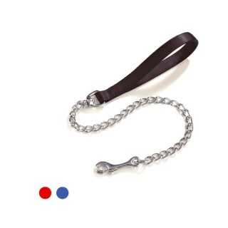 Camon Guinzaglio In Nylon Con Catena Cromata 4 X 600 Mm. Nero