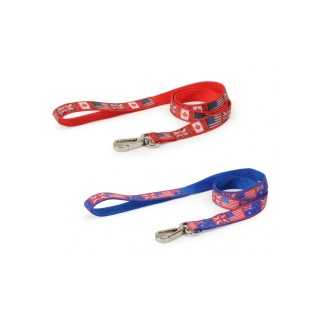 Camon Guinzaglio In Nylon Mod. Flags 15 X 1200 Mm. Blu