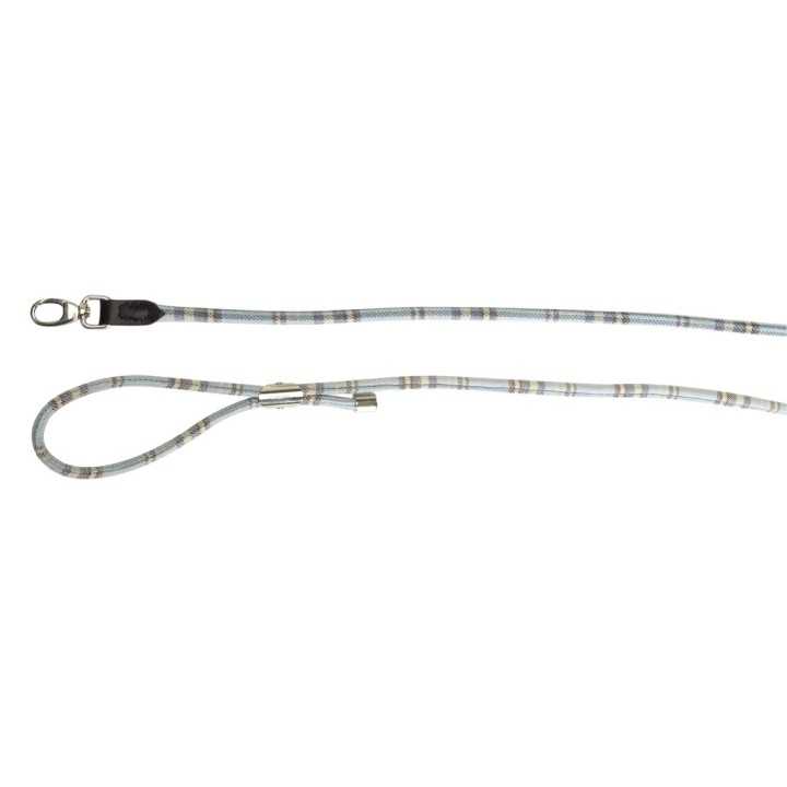 Camon Guinzaglio Tubolare Chèri Scozzese Azzurro 100 Cm.