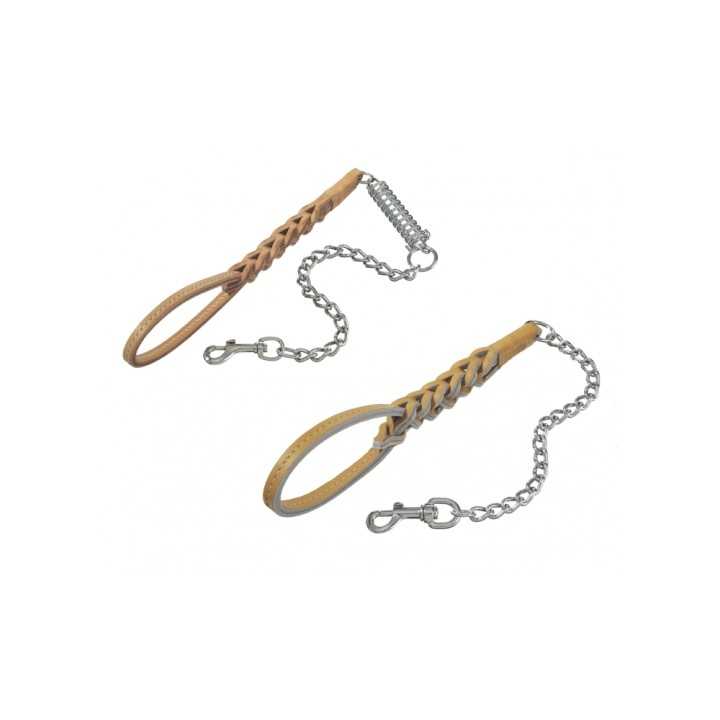 Camon Manigliotto In Cuoio Con Catena & Molla 920 Mm.