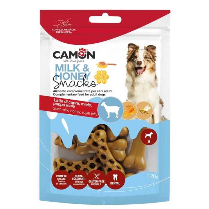 Camon Milk & Honey Snack Bones Tg.S (120 Gr. / 10 Pz.)