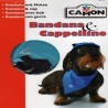 Camon Bandana E Cappellino Con Visiera Per Cani Tg. L Azzurro
