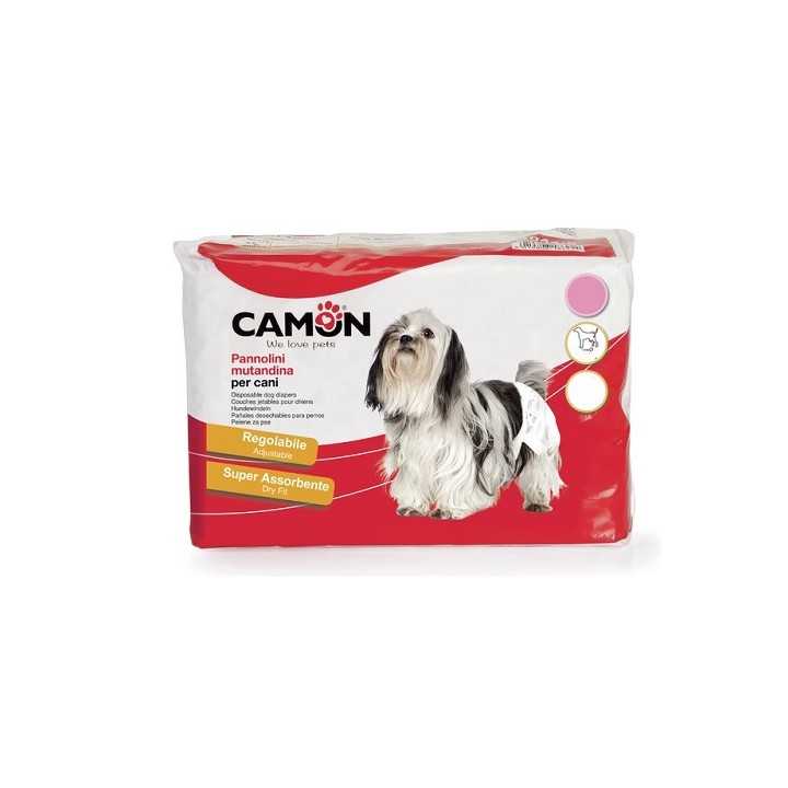 Camon Pannolini Mutandina Per Cani Tg.Xs (20/30 Cm.) 12 Pz.