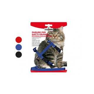 Camon Parure Pettorina + Guinzaglio Per Gatti 12 X 1200 Mm.