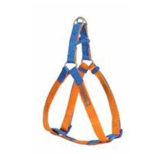 Camon Pettorina Regolabile One Touch Double Premium 25 X 600-1000 Mm. Arancio/Blu