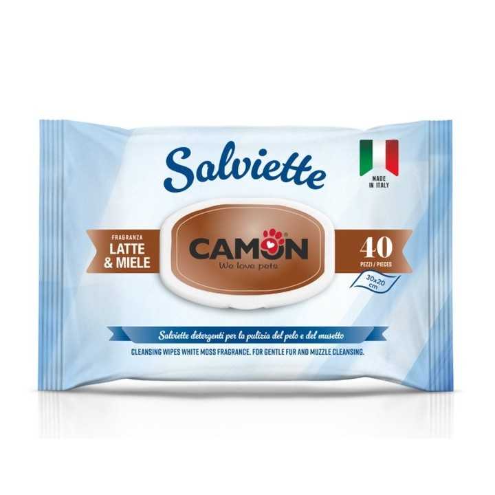 Camon Salviette Detergenti Latte & Miele 40 Pz.