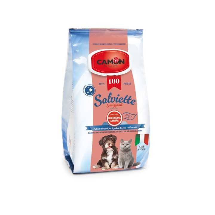 Camon Salviette Detergenti Mirra & Clorexidina 100 Pz.