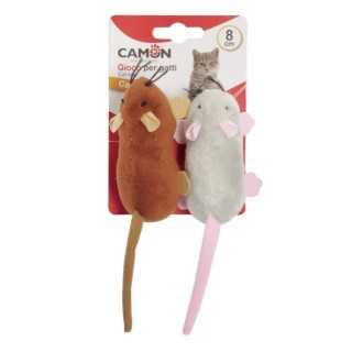 Camon Topini Con Tasca Per Catnip 2 Pz.