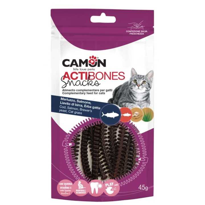 Camon Treats & Snacks Actibones Merluzzo & Salmone 45 Gr.