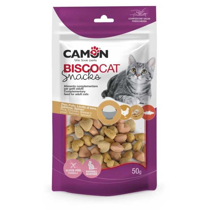 Camon Treats & Snacks Biscocat Cuoricini Pollo & Riso 50 Gr.