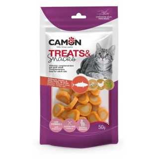 Camon Treats & Snacks Cuoricini Salmone & Pollo 50 Gr.