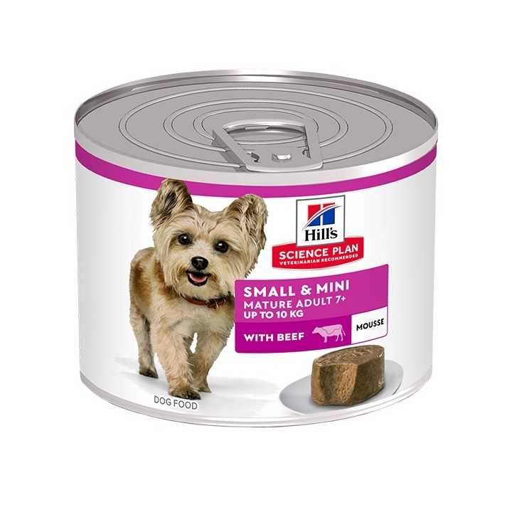 Hill'S Science Plan Mature Adult 7+ Small & Mini Mousse Manzo 200 Gr.