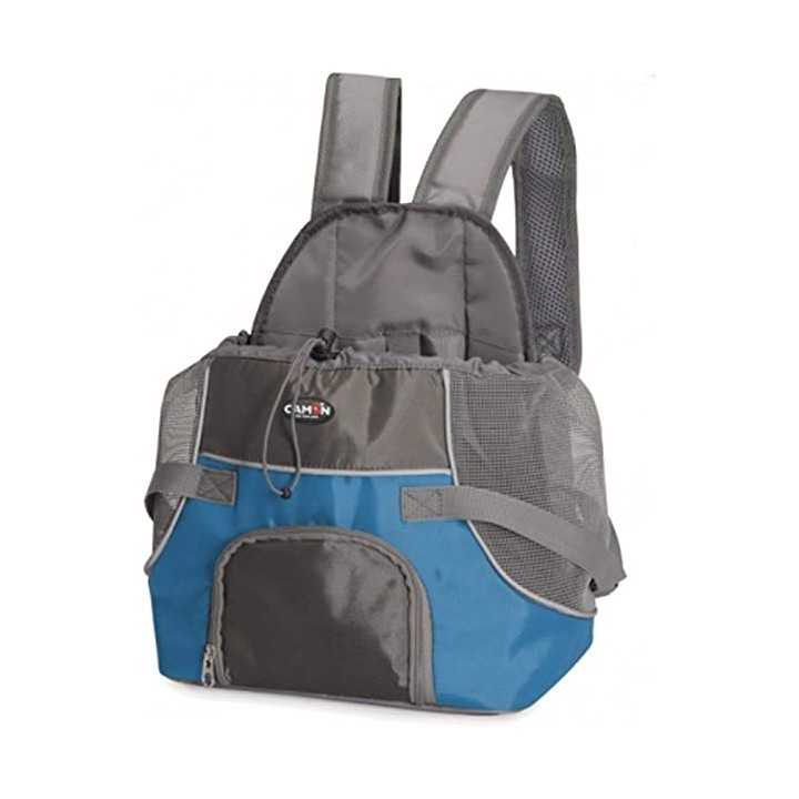 Camon Zainetto Frontale Pet Pocket (28 X 22 X 26/38 Cm.) Blu