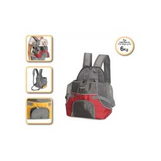 Camon Zainetto Frontale Pet Pocket (28 X 22 X 26/38 Cm.) Rosso