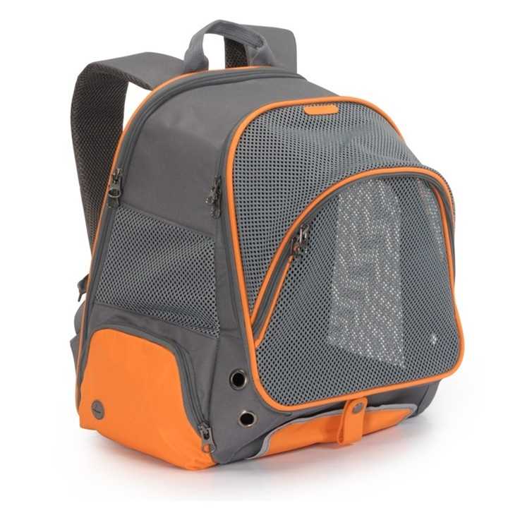 Camon Zainetto Trasportino Bicolore (34 X 22 X 42 Cm.) Grigio/Arancione